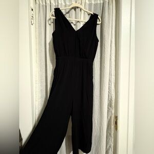 Madewell Black Sleeveless Jumpsuit size M